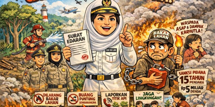 Pemkab Natuna Terbitkan Surat Edaran Cegah Karhutla