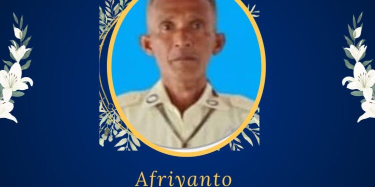 Afriyanto Abang Kandung Berpulang, Aiptu Ahmad Budinata Ps Kasat Tahti Polres Natuna Sampaikan Duka Mendalam