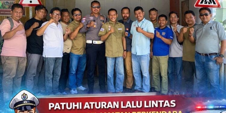 SMSI Natuna Dukung Hunting Knalpot Brong Sat Lantas Polres Natuna
