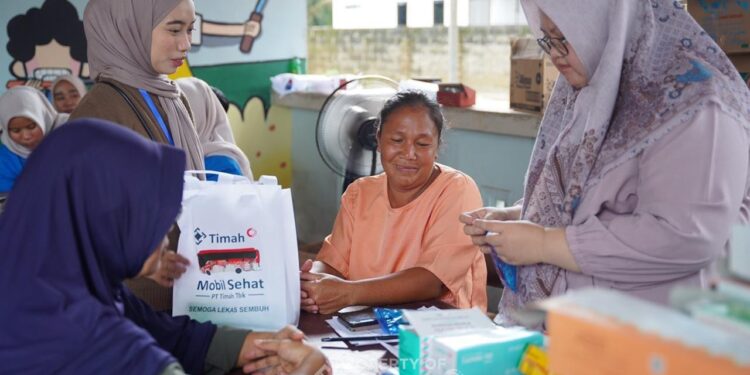 Selama Tiga Tahun Mobil Sehat PT Timah Sudah Layani 17.212 Warga Secara Gratis