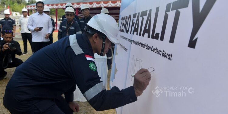 Peringati Bulan K3 Nasional Tahun 2026, PT TIMAH Tbk Gelar Apel Akbar di Kundur dan Tingkatkan Budaya Keselamatan Kerja