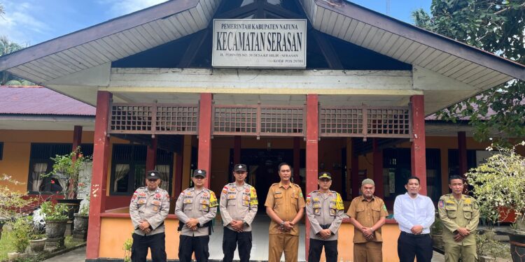 Kapolsek Serasan Tancap Gas Bangun Soliditas Forkopimcam, Siap Hadapi Bencana dan Gangguan Kamtibmas