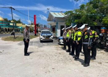 Satlantas Polres Natuna Siaga Amankan Kunjungan Kerja Kedutaan AS