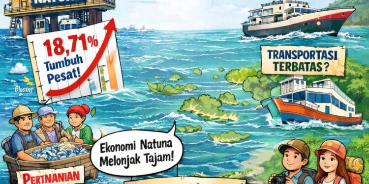 Rekor Baru! Natuna Pimpin Lonjakan Ekonomi di Kepulauan Riau
