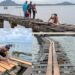 Jembatan Sirotul Mustakin Diperbaiki Polisi, Wujud Nyata Kepedulian untuk Guru dan Nelayan Perbatasan di Natuna