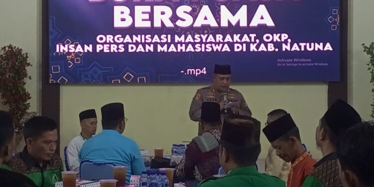 GP Ansor Natuna Salut Kapolres Gelar Buka Bersama, Pererat Silaturahmi dan Persatuan