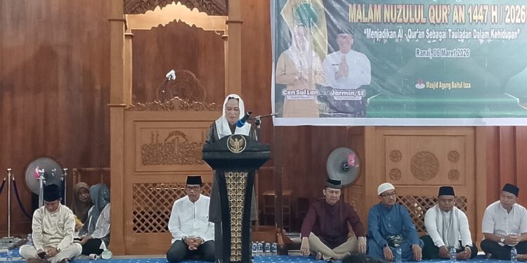 Malam Nuzulul Qur’an di Natuna, Bupati Cen Ingatkan Pentingnya Berbagi dan Peduli Sesama