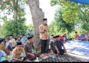 Bupati Solok Hadiri Tradisi Bakaua Lindang di Guguak Runciang Sirukam