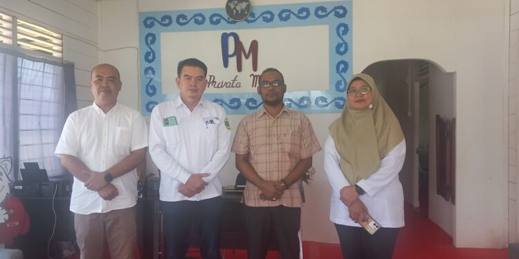 Disdik Lingga Kunjungi Bimbel Privata Moa Singkep