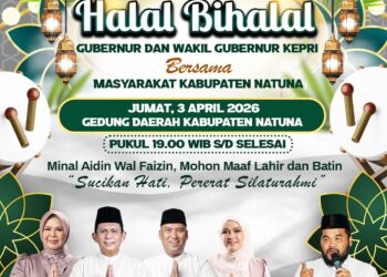 Bupati Natuna Undang Masyarakat Ikuti Halal Bihalal Gubernur dan Wakil Gubernur Kepri, Diisi Ceramah Ustaz Abdul Muhadir Ritonga di Gedung Daerah
