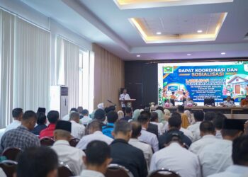 Bupati Solok Buka Rapat Koordinasi Dan Sosialisai Labelisasi Rumah Penerima Bansos Tahun 2026