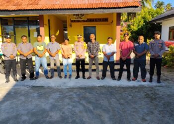 Polsek Midai Gandeng Pemuda, Perkuat “Sabuk Kamtibmas” di Pulau Midai