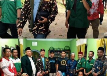 Kunjungi Keluarga Almarhumah Liana, GP Ansor Karimun Salurkan Bantuan Rp 1,5 Juta dan Sembako