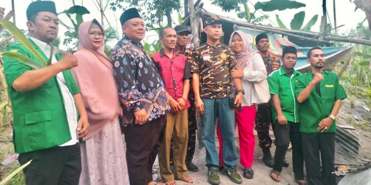 Bantuan Moril dan Materiil: GP Ansor Hadir Di Tengah Kesulitan Keluarga Iskandar