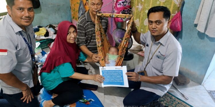 PT TIMAH Bantu Perjuangan Bayi Habibi Lawan Hirschsprung