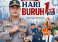 Kapolres Natuna Gaungkan Semangat Hari Buruh 2026, Tegaskan Peran Strategis Pekerja untuk Indonesia Maju