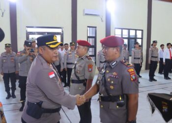 Sertijab Kasatreskrim Polres Natuna, Kapolres Tekankan Integritas dan Kinerja Presisi