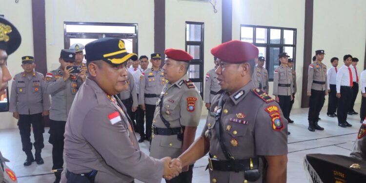 Sertijab Kasatreskrim Polres Natuna, Kapolres Tekankan Integritas dan Kinerja Presisi