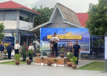 Rutan Karimun Gelar Apel Ikrar Bersihkan Lingkungan dari HP Ilegal, Narkoba, dan Penipuan