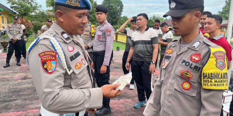 Gaktibplin Polsek Dabo Singkep, Wujud Komitmen Penegakan Aturan Internal