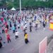 Pemerintah Kabupaten Solok Gelar Gerak Jalan Santai dan Senam Bersama di GOR Batubatupang Kotobaru