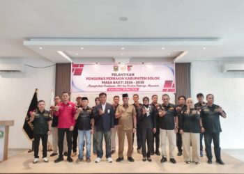 Pelantikan Pengurus Persatuan Menembak Indonesia (Perbakin) Kabupaten Solok masa bakti 2026–2030