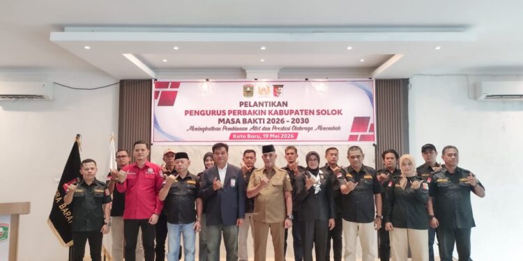 Pelantikan Pengurus Persatuan Menembak Indonesia (Perbakin) Kabupaten Solok masa bakti 2026–2030