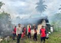 Dentuman Kabel Listrik Gegerkan Warga Padang Kurak, Kos-Kosan di Natuna Terbakar