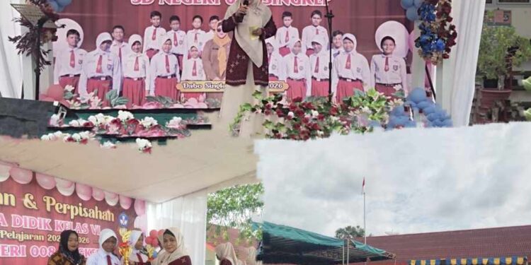 Perpisahan Siswa Kelas 6, SD 008 Singkep Bercampur Bangga dan Haru