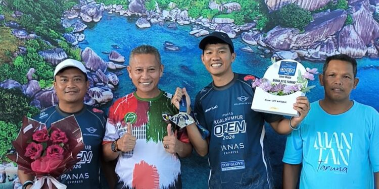 Kedatangan Atlet Pickleball Natuna Peraih Medali Perak PPA Tour Asia Kuala Lumpur Open 2026 Disambut Meriah