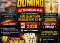 Semarak HUT Bhayangkara ke-80, Polres Natuna dan KPDN Gelar Open Tournament Domino Berhadiah Puluhan Juta