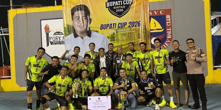Polres Bintan Hattrick Juara! Wakapolres Hadiri Penutupan Bupati Cup III 2026 yang Pecah Disambut Ribuan Sorak