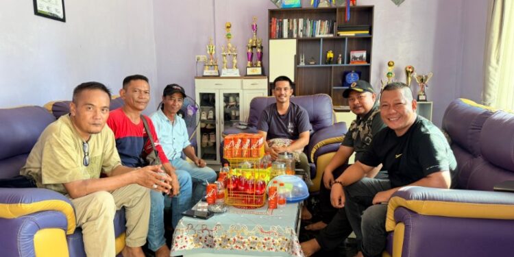 Wartawan Silaturahmi ke Kades Pulau Muda, Sinergitas Diperkuat