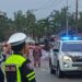 Satlantas Polres Natuna Kawal Pawai Hardiknas, Ratusan Pelajar SDN 001 Bunguran Timur Berjalan Aman dan Tertib
