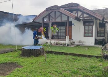 Cegah DBD, PT TIMAH Gencarkan Fogging di Fasilitas Umum 