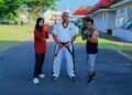 Tiga Atlet Savate Kabupaten Lingga Siap Berlaga di Kejurprov Savate Kepri 2026 di Batam.
