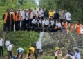 Polsek Singkep Barat Bersama Kejari Lingga, Forkopimcam dan Masyarakat Gelar Gotong Royong Jumat Bersih