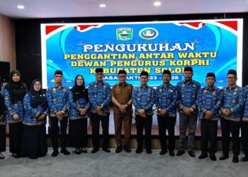 Pengukuhan Dewan Pengurus Antar Waktu Korpri Kabupaten Solok Masa Bakti 2023–2028
