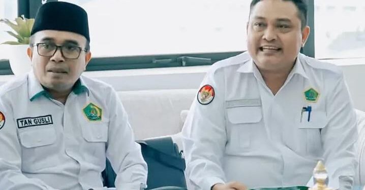 Kakan kemenag bersama bupati solok selatan perjuangkan pendidikan gratis siswa MA sampai ke dirjen Pendis pusat