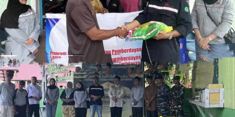 PT CPM Bagikan 500 Paket Sembako Kepada Masyarakat