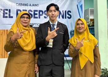 Siswa SMKN 3 Payakumbuh Wakili Sumbar Di Ajang Lomba Kompetensi Siswa Tingkat Nasional (LKS) 2026 Bidang Hotel Resepsionis