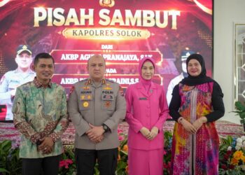 Bupati Solok Hadiri Pisah Sambut Kapolres Solok Arosuka, Tegaskan Komitmen Perkuat Sinergi Jaga Kamtibmas