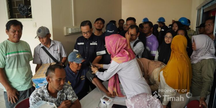 Kegiatan HUT ke-50 PT Timah di Kundur Berhasil Kumpulkan 120 Kantong Darah