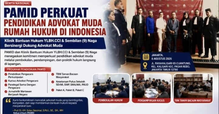 Prof Sutan Nasomal Dorong Pendidikan Advokat Muda, PAMID Buka Program Rumah Hukum