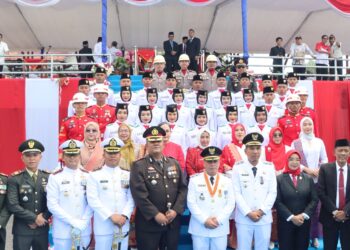 Ketua LAM Lingga, Ucapkan Terima Kasih ke Polres Lingga, Telah Memprakarsai, Adanya Tarian Lagu Melayu “Lemak Manis” Usai Upacara