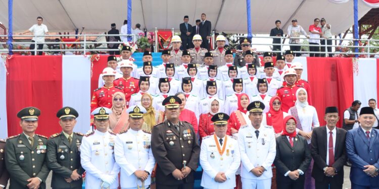 Ketua LAM Lingga, Ucapkan Terima Kasih ke Polres Lingga, Telah Memprakarsai, Adanya Tarian Lagu Melayu “Lemak Manis” Usai Upacara