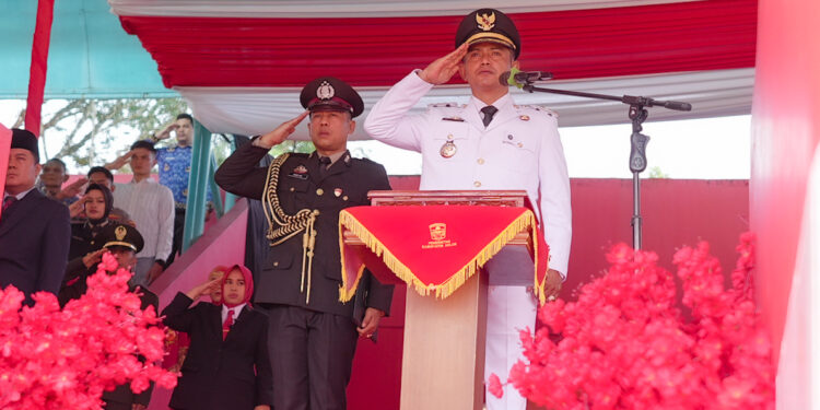 Bupati Solok Pimpin Upacara Peringatan HUT ke-81 Kemerdekaan RI di Kabupaten Solok