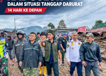 Bupati Solok Tetapkan Status Tanggap Darurat Pasca Bencana Galodo AroSuka