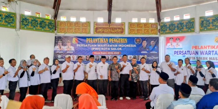PWI Kota Solok Periode 2026–2029 Resmi Dikukuhkan, Dorong Sinergi Pers dan Pemerintah